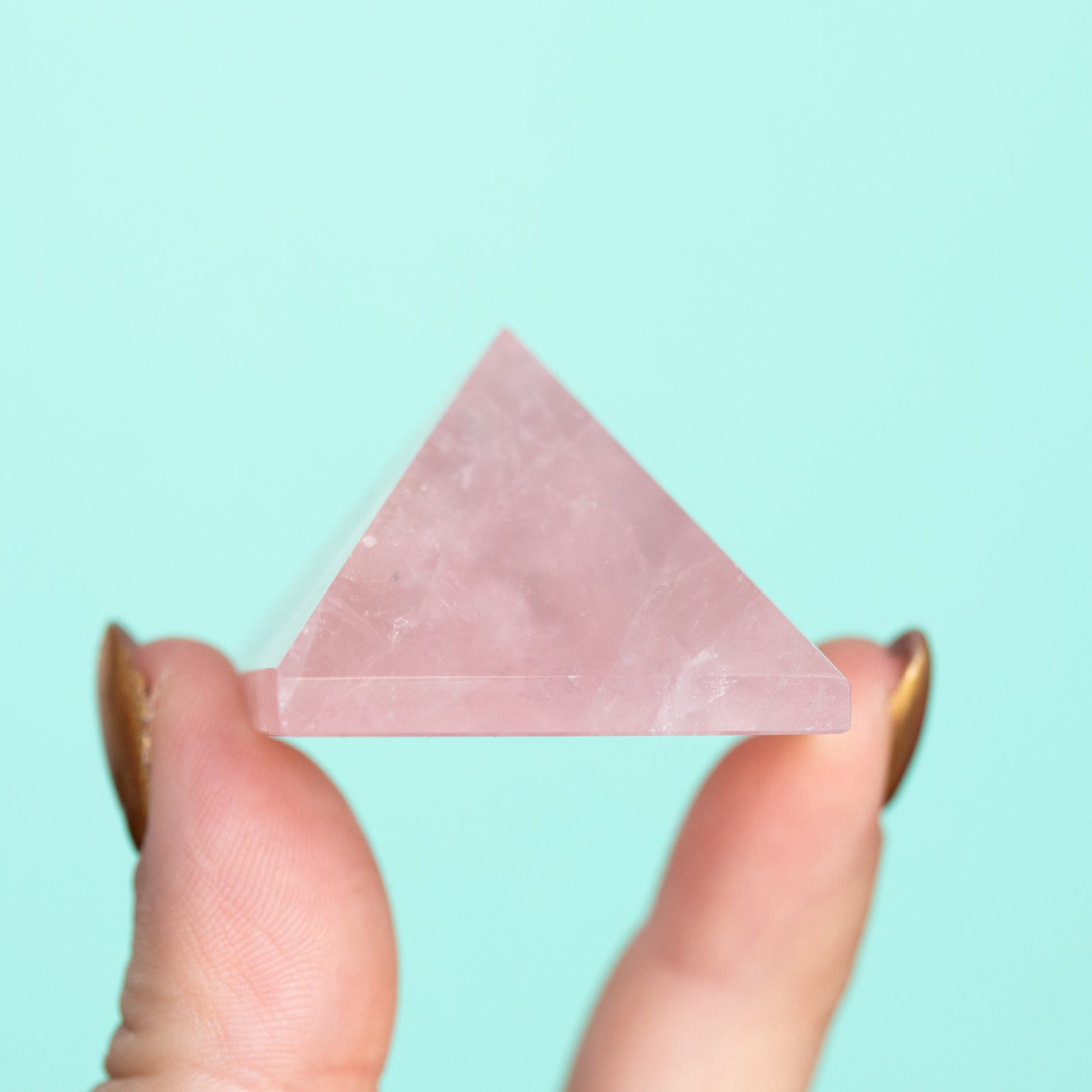 Rose Quartz Pyramid