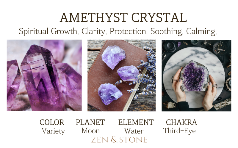 Amethyst Crystal – Meaning, Uses, & Healing Properties