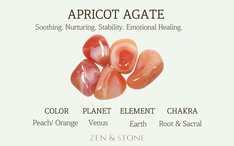 Apricot Agate – Meaning, Uses, & Healing Properties
