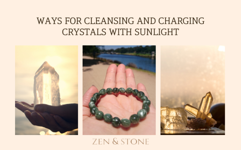 Best Ways for Cleansing and Charging Crystals with Sunlight