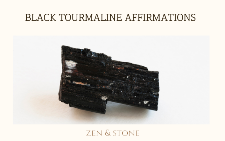 60 Black Tourmaline Affirmations