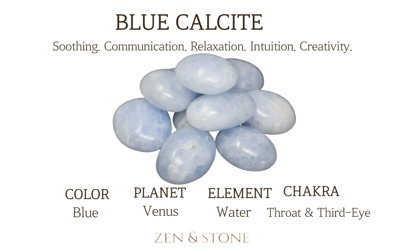 Blue Calcite – Meaning, Uses,  & Healing Properties