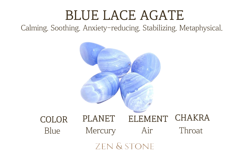 Blue Lace Agate – Meaning, Uses, & Healing Properties