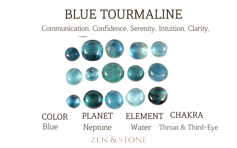 Blue Tourmaline – Meaning, Uses,  & Healing Properties