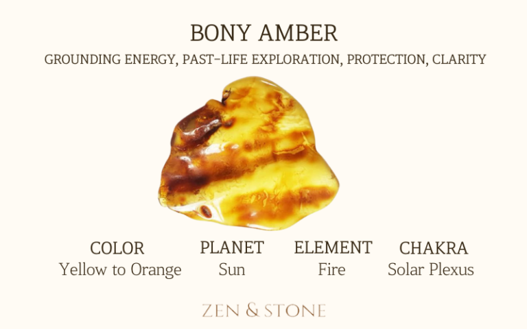 Bony Amber – Meaning, Uses, & Healing Properties