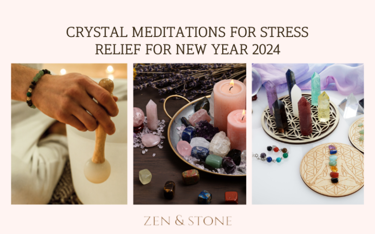 Crystal Meditations for Stress Relief For New Year 2024