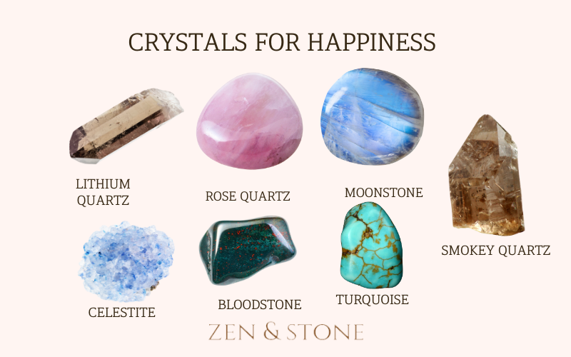 Mood Rocks Mood Crystals: How to Use Crystals for Happiness – Zen & Stone
