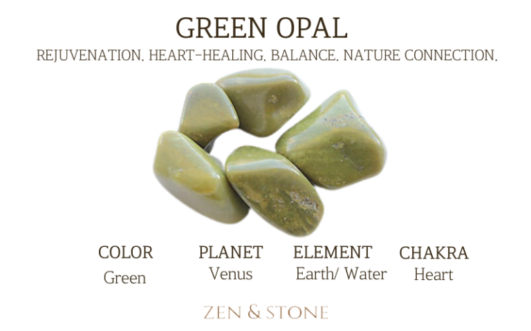 Green Opal  – Meaning, Uses, & Healing Properties