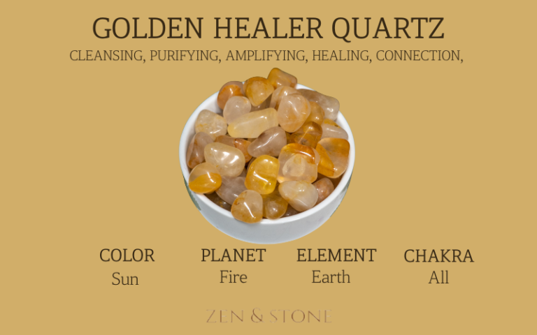 Golden Healer Quartz – Meaning, Uses, & Healing Properties
