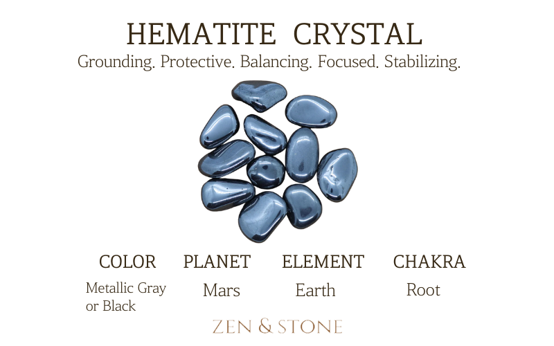 Hematite Crystal – Meaning, Uses, & Healing Properties – Zen & Stone