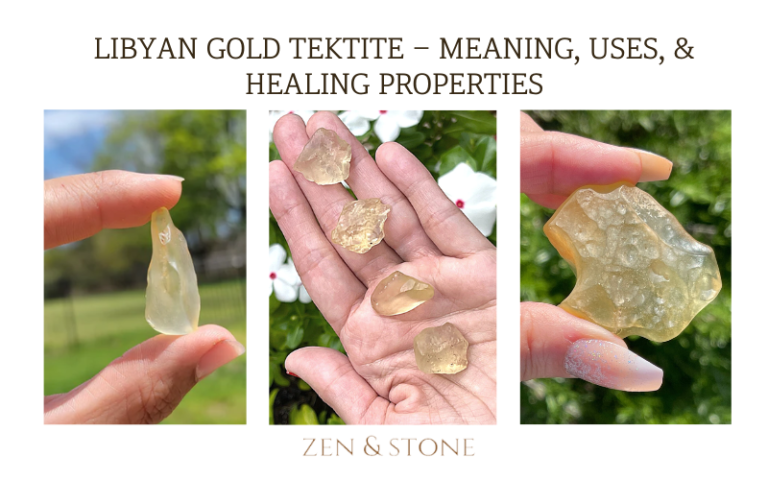 Libyan Gold Tektite  – Meaning, Uses, & Healing Properties