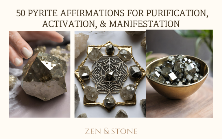 50 Pyrite Affirmations for Purification, and Manifestation