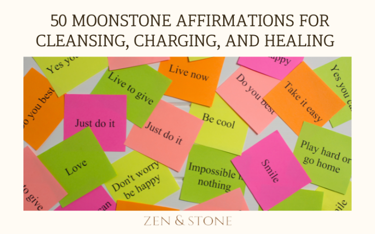 50 Moonstone Affirmations for Cleansing, Charging, and Healing
