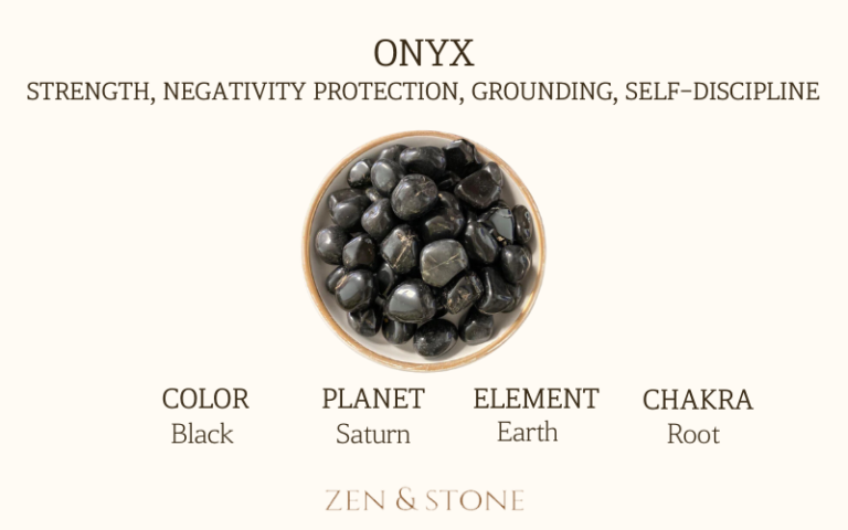 Onyx  – Meaning, Uses, & Healing Properties