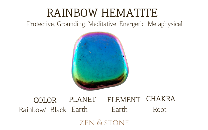 Rainbow Hematite – Meaning, Uses, & Healing Properties