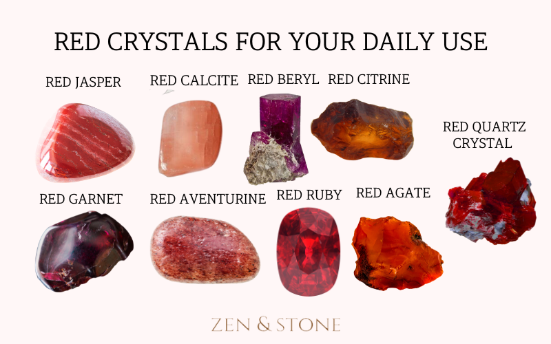Red Crystal Power Red Crystals – Meaning, Uses, & Healing Properties – Zen & Stone