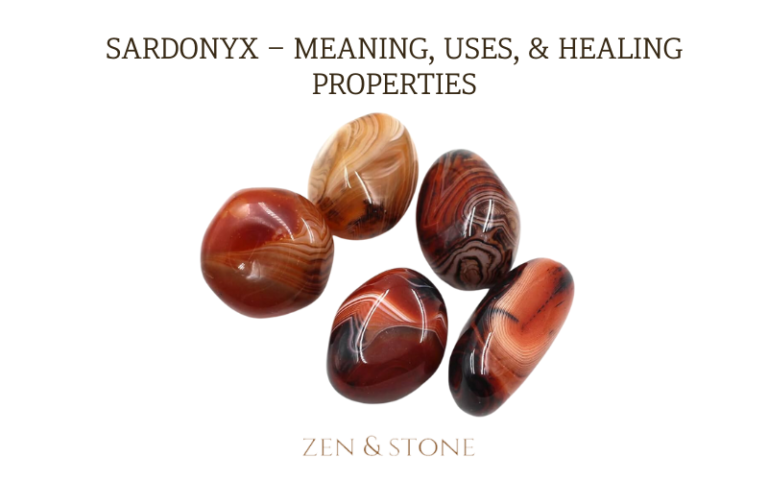 Sardonyx – Meaning, Uses, & Healing Properties – Zen & Stone