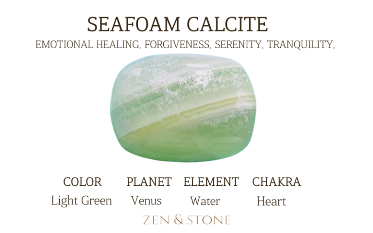 Seafoam Calcite – Meaning, Uses, & Healing Properties
