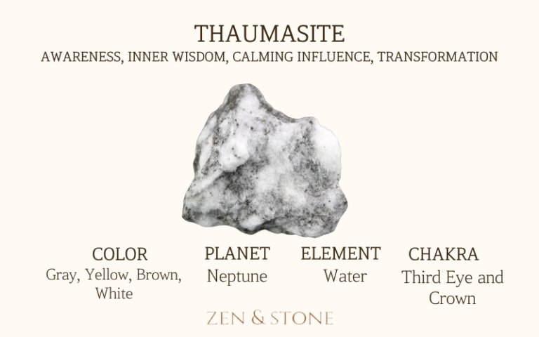 Thaumasite – Meaning, Uses, & Healing Properties
