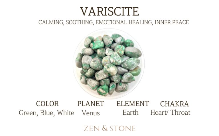 Variscite – Meaning, Uses, & Healing Properties
