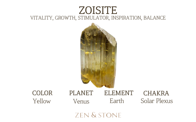 Zoisite  – Meaning, Uses, & Healing Properties