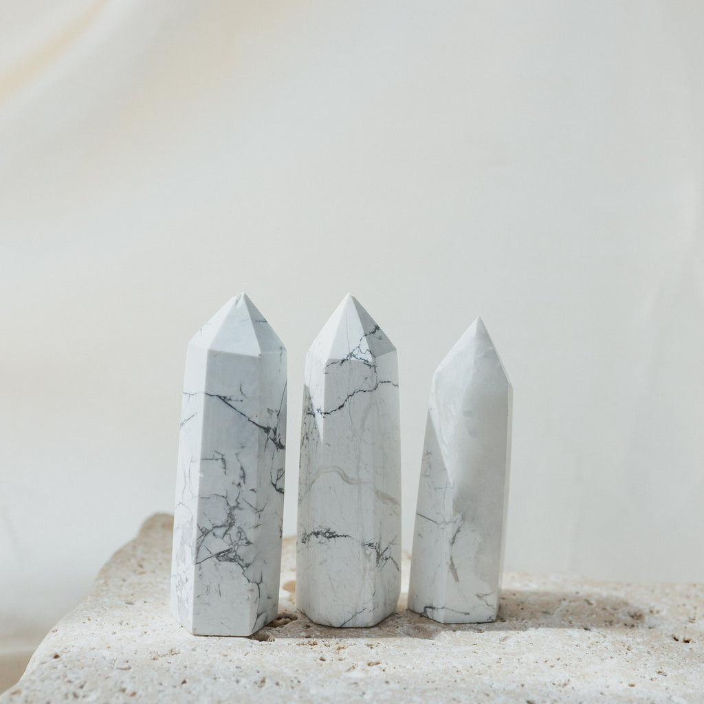 Natural White Howlite