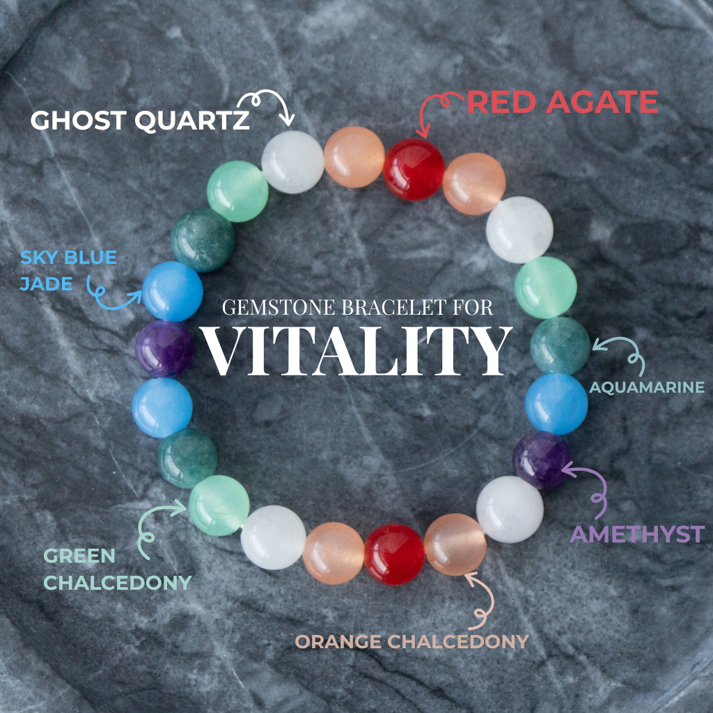 VITALITY 8mm Gemstone Bracelet