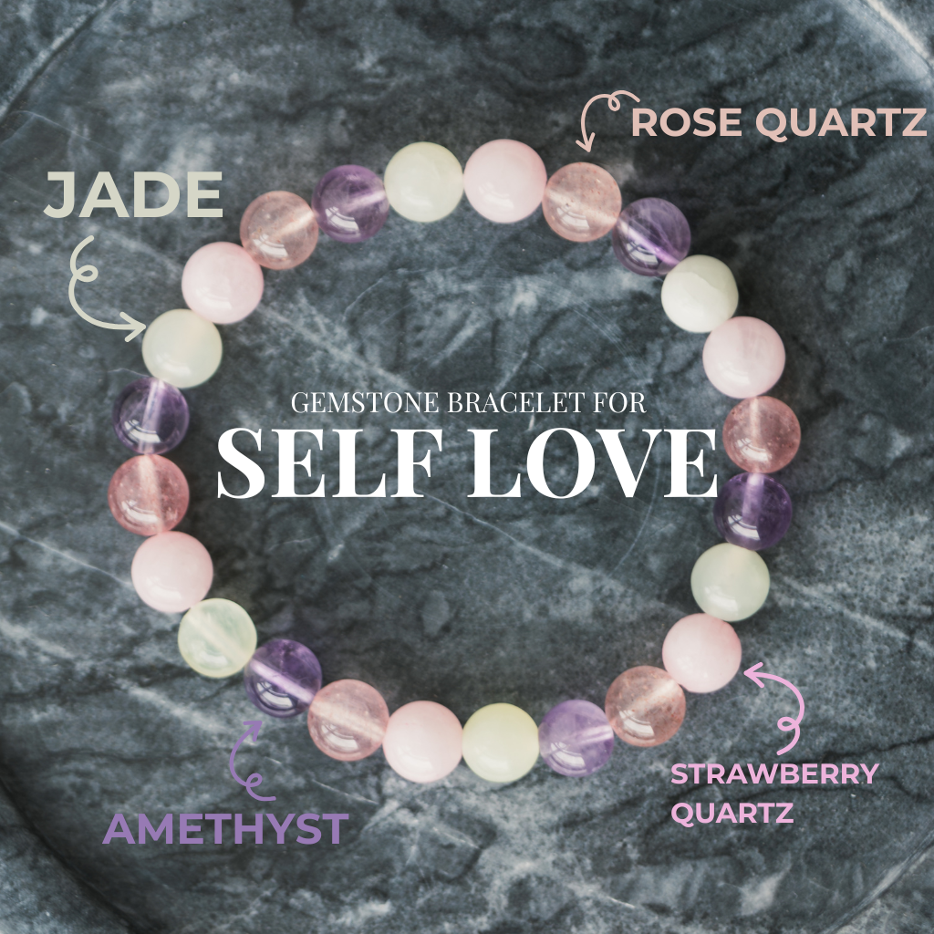 SELF LOVE Gemstone Bracelet