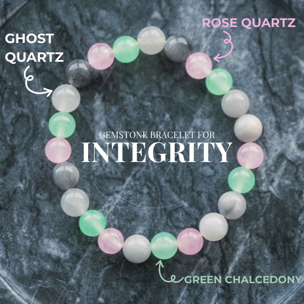 8MM Chunky Gemstone Bracelets - Set Intentions Collection