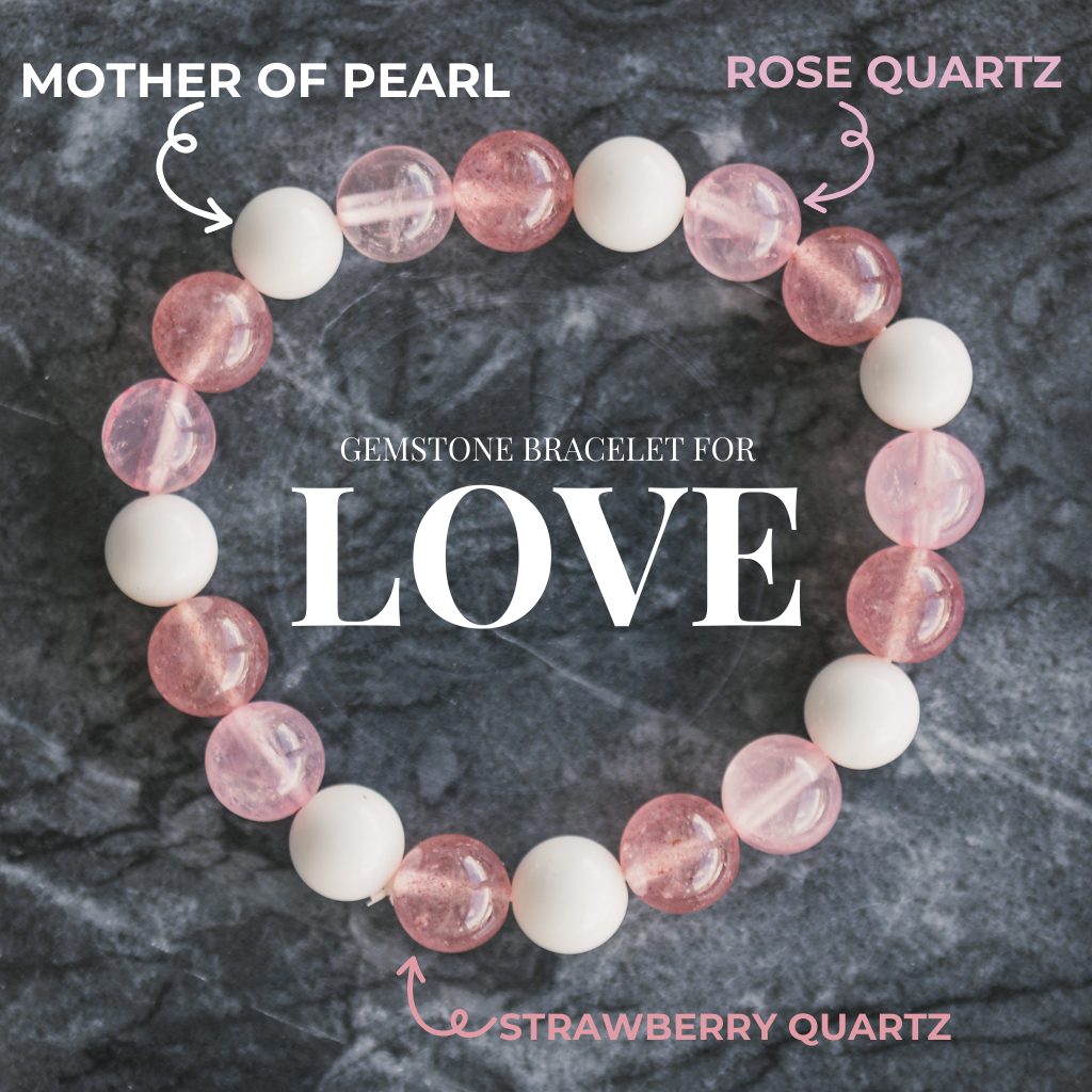 8MM Chunky Gemstone Bracelets - Set Intentions Collection