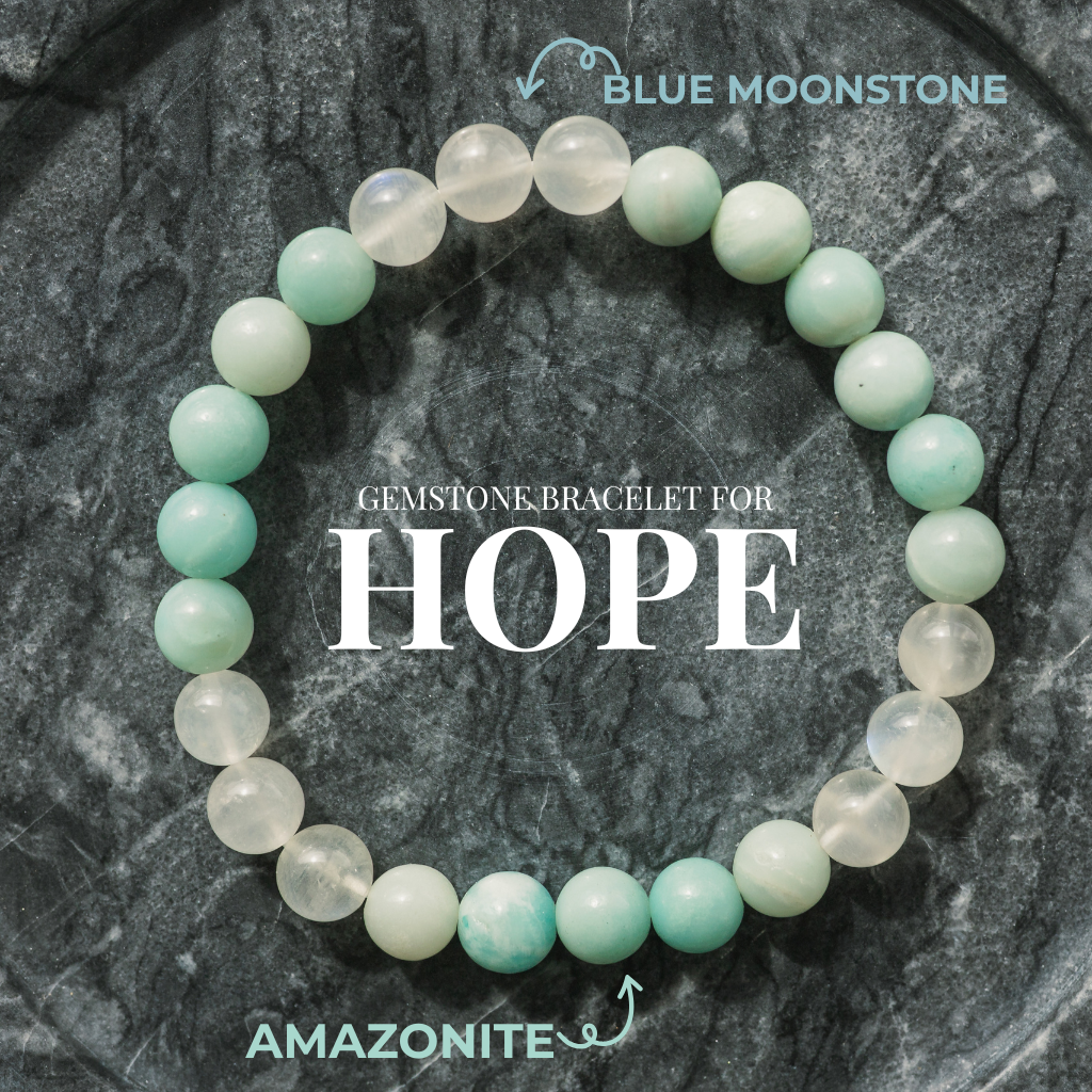 8MM Chunky Gemstone Bracelets - Set Intentions Collection