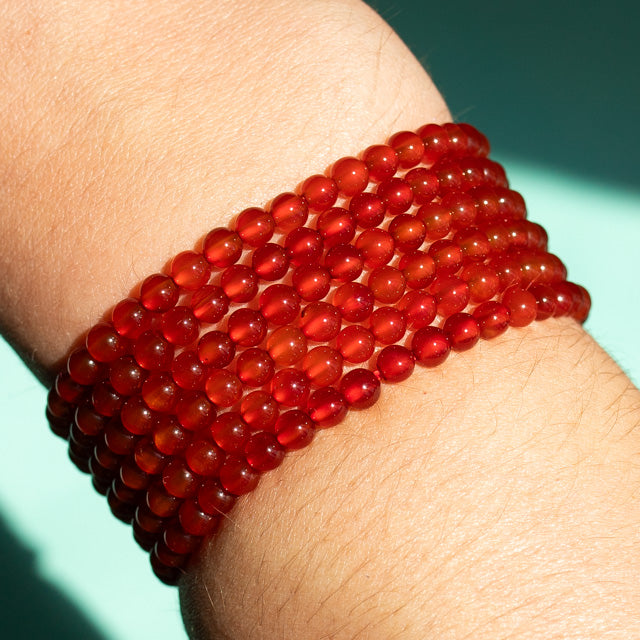 Carnelian Gemstone Bracelet