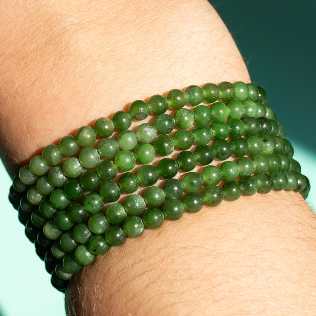 Green Jade Gemstone Bracelet
