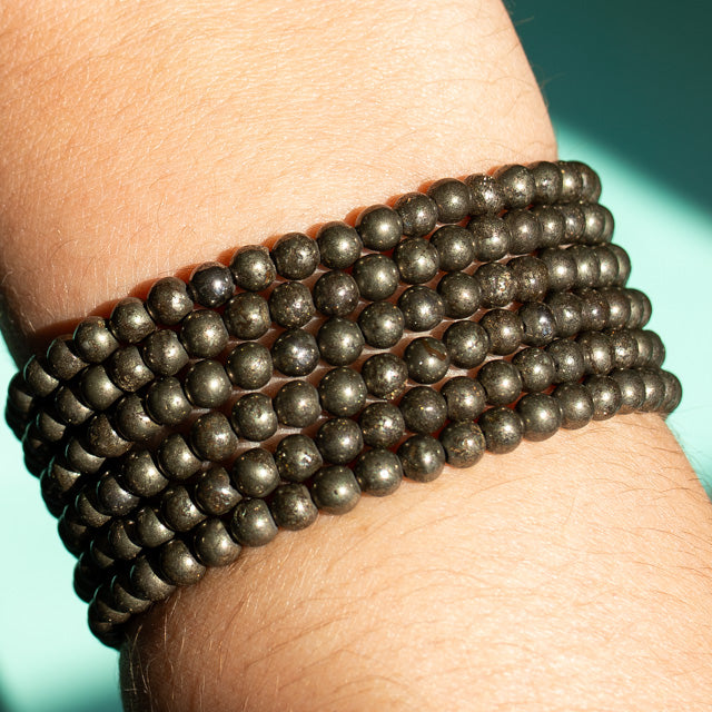 Pyrite Gemstone Bracelet