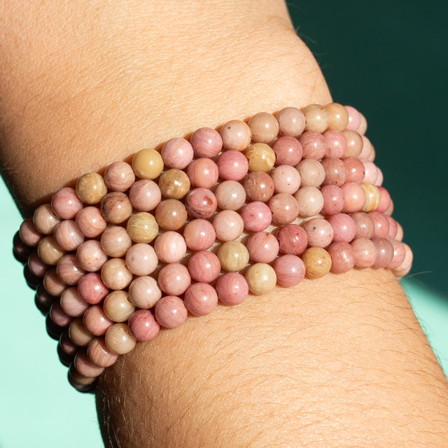 Rhodonite Gemstone Bracelet