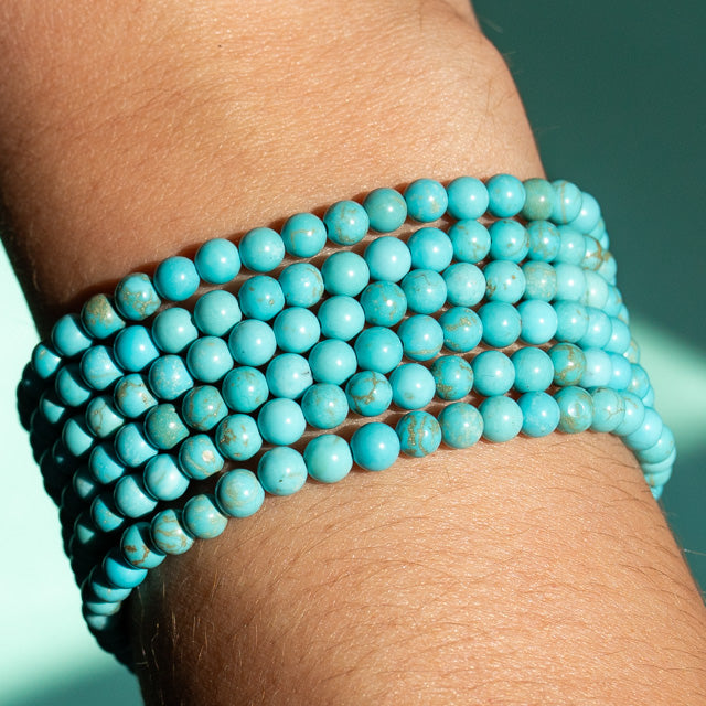 Turquoise Howlite Gemstone Bracelet