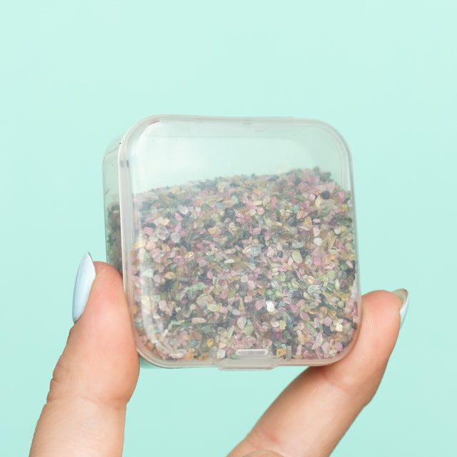 Rainbow Tourmaline Gemstone Chips