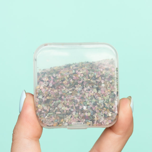Rainbow Tourmaline Gemstone Chips