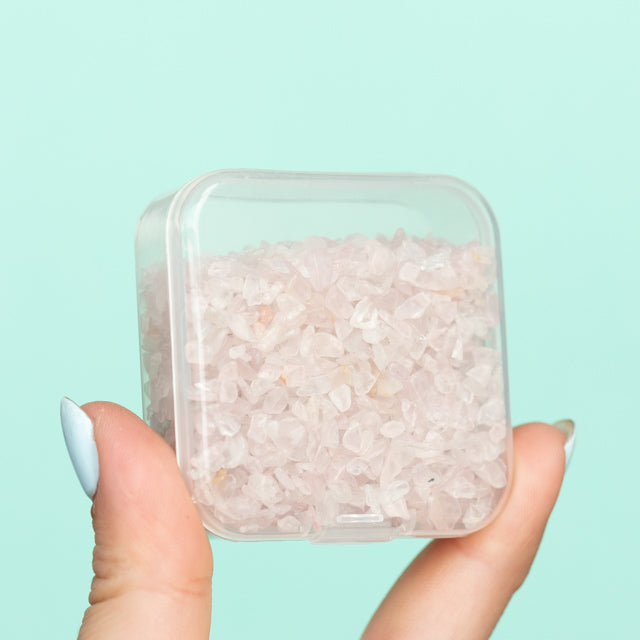 Rose Quartz Gemstone Chips