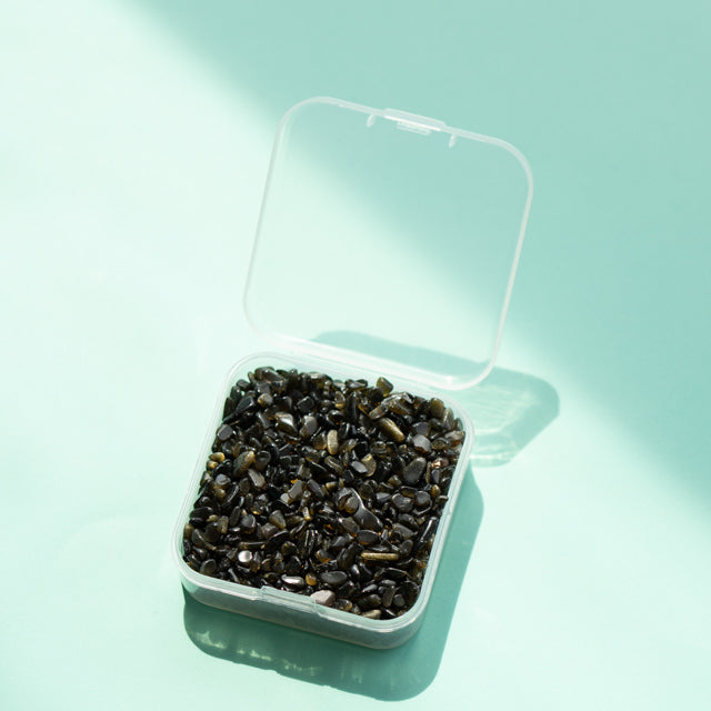 Obsidian Gemstone Chips