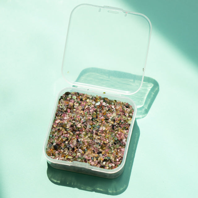 Rainbow Tourmaline Gemstone Chips