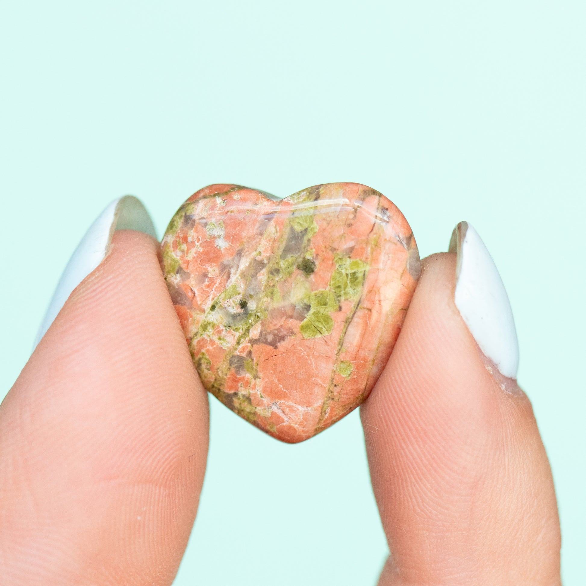 Unakite Heart