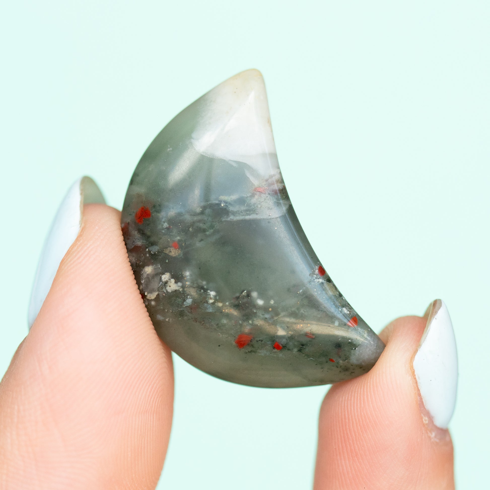 Bloodstone Crescent Moon