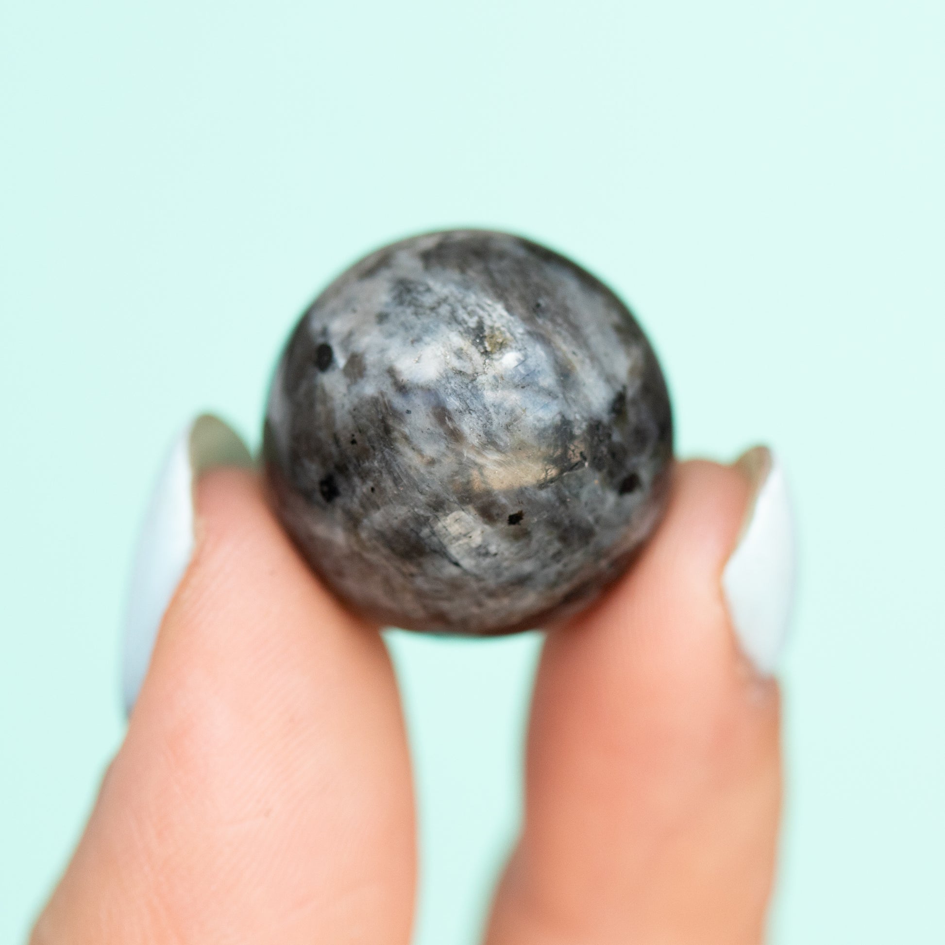 Black Spectrolite Sphere