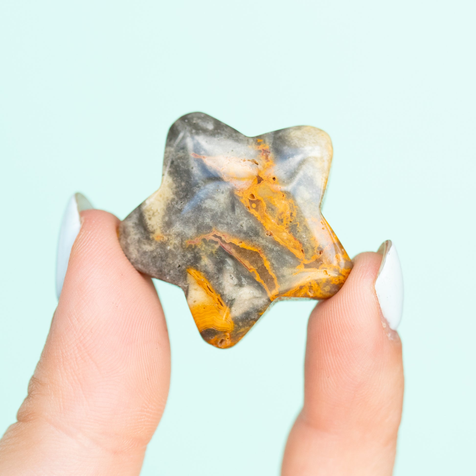 Crazy Lace Agate Star