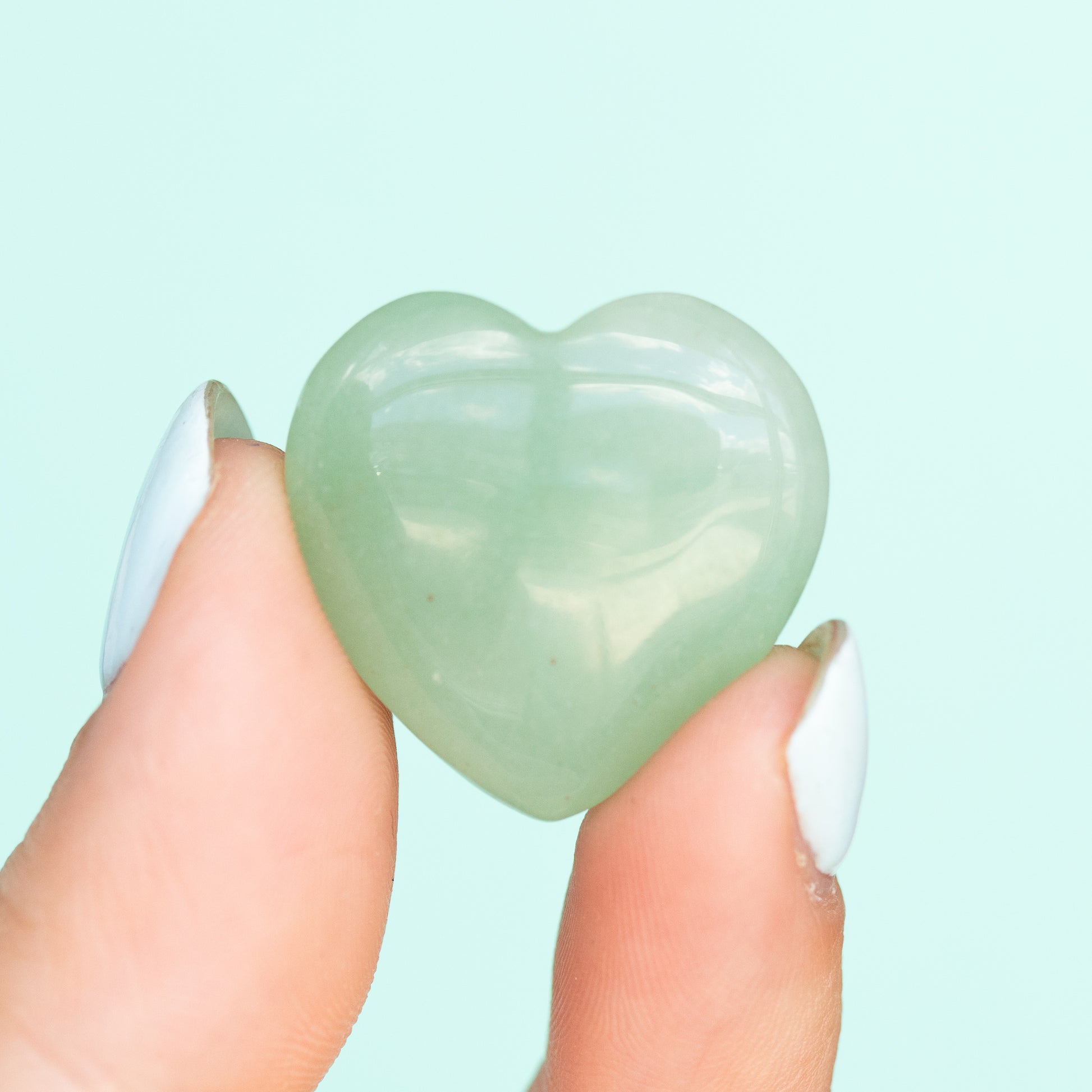 Green Aventurine Heart