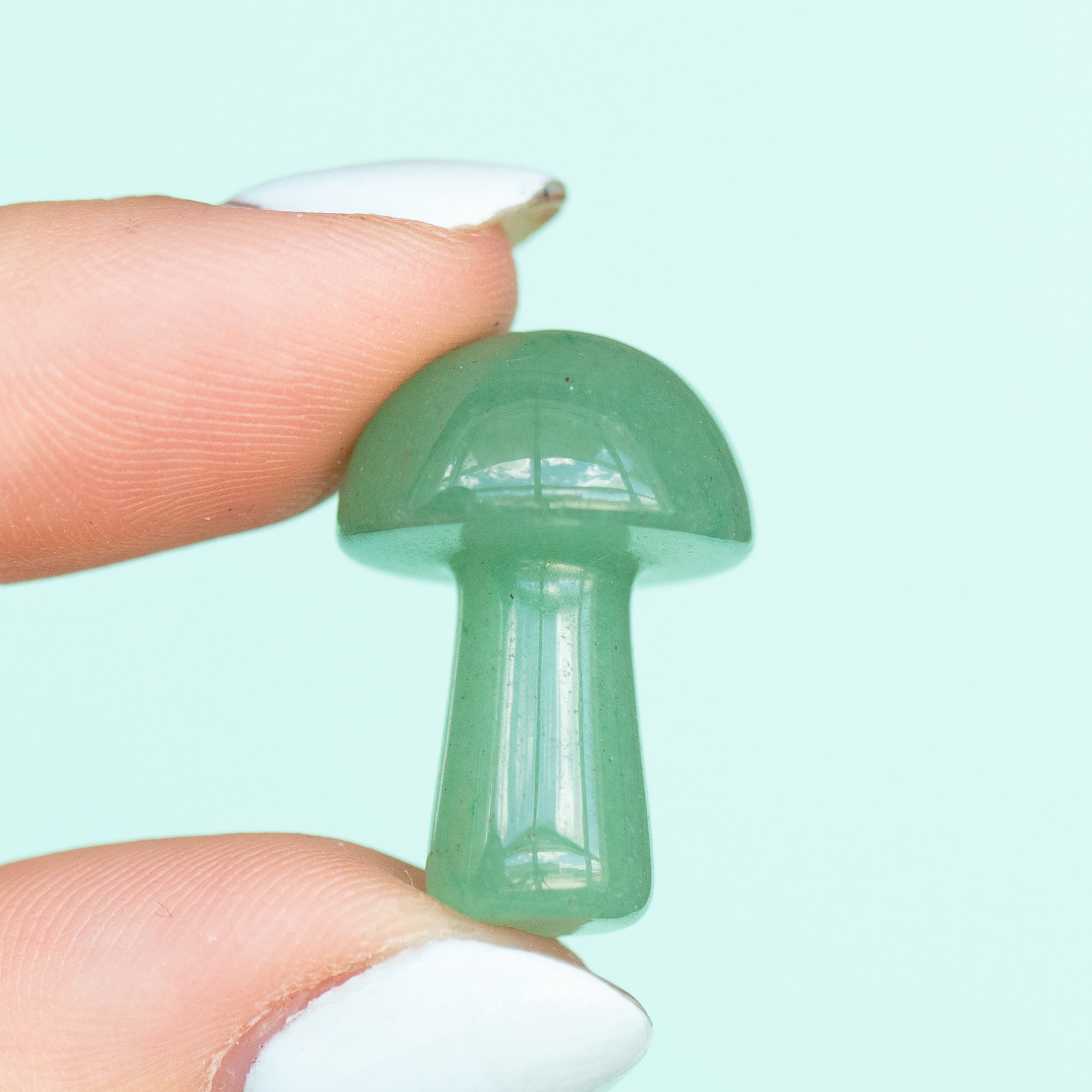 Green Aventurine Mushroom