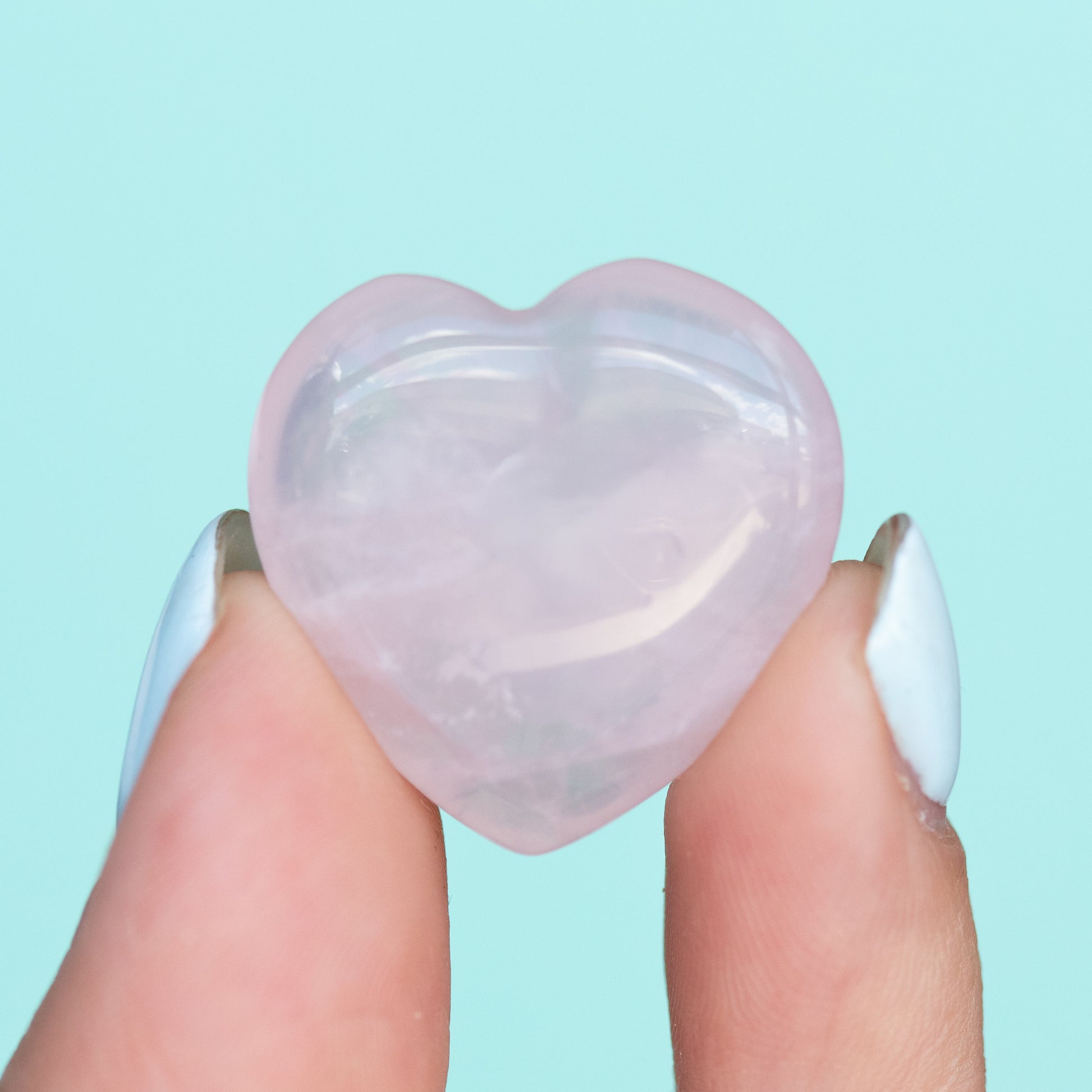 Rose Quartz Heart