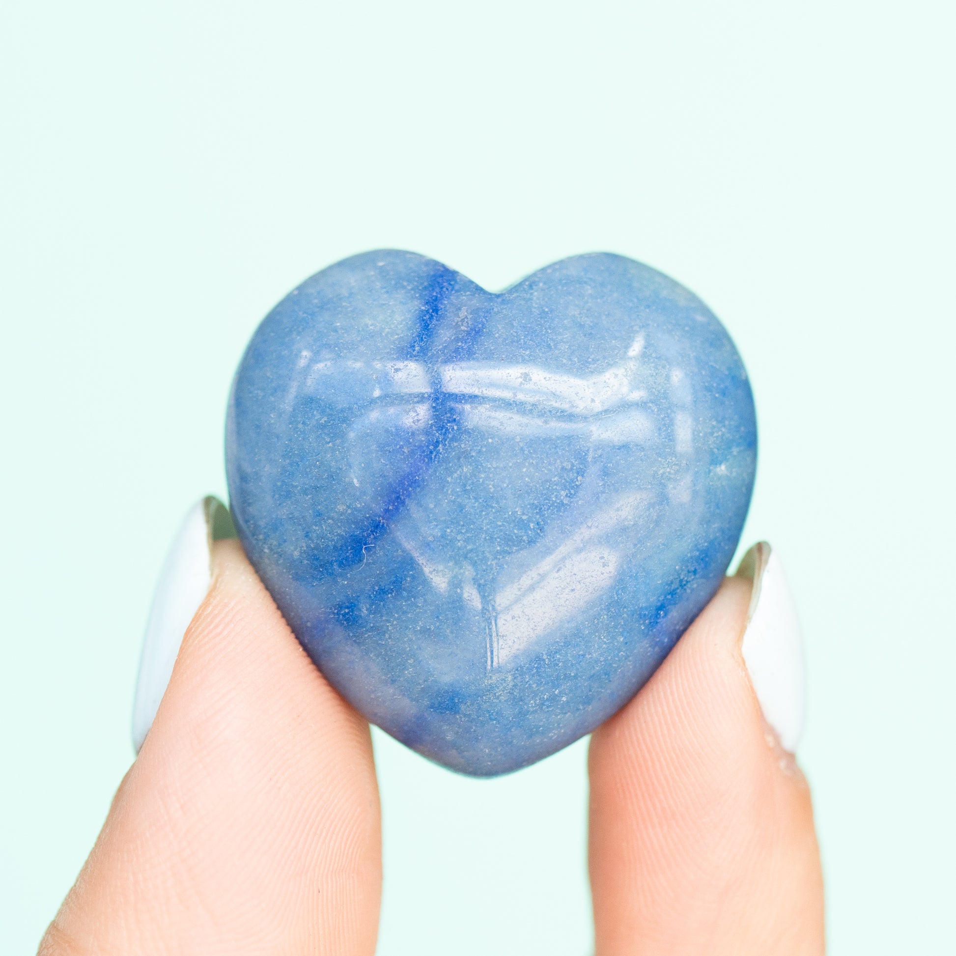 Blue Aventurine Heart