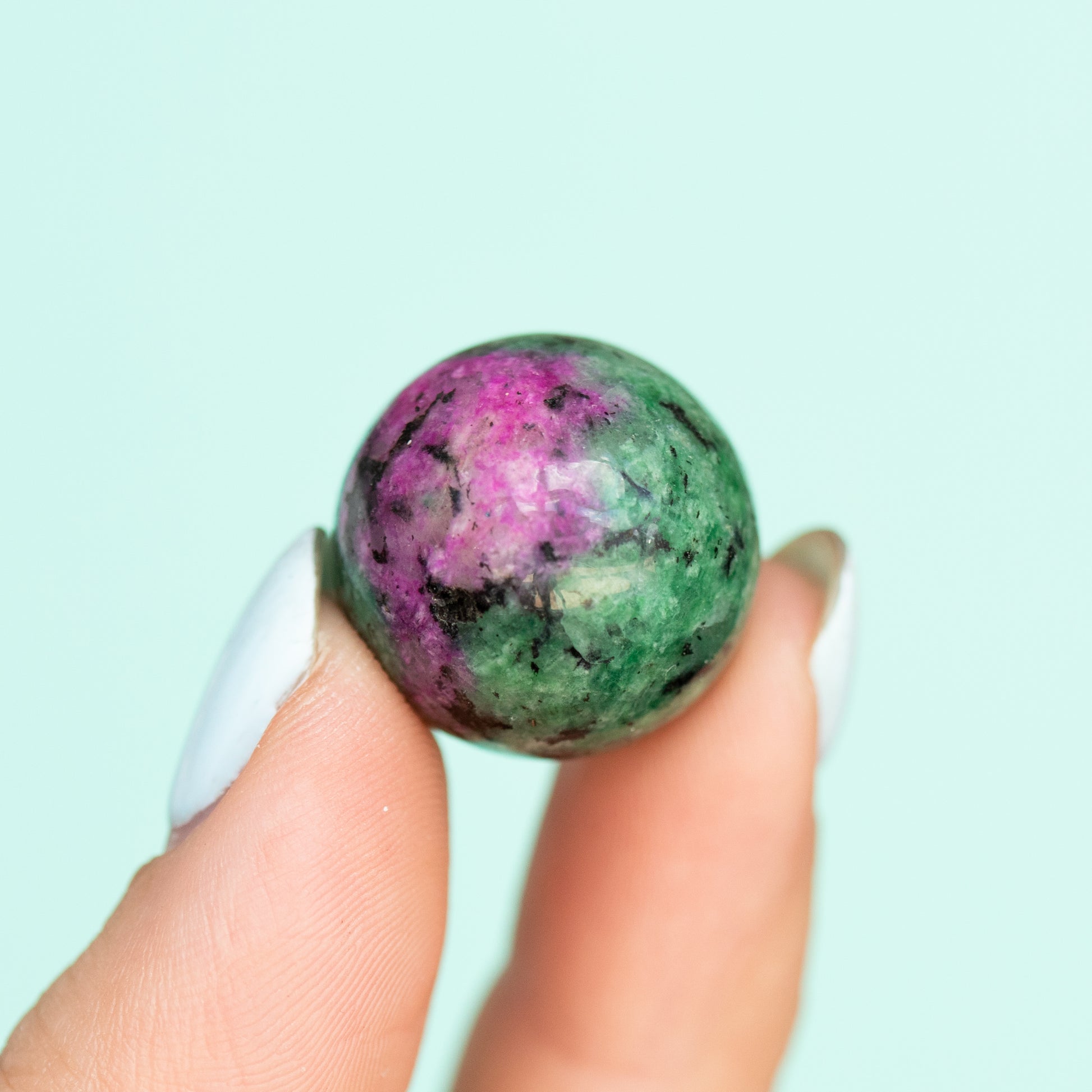 Ruby Zoisite Sphere
